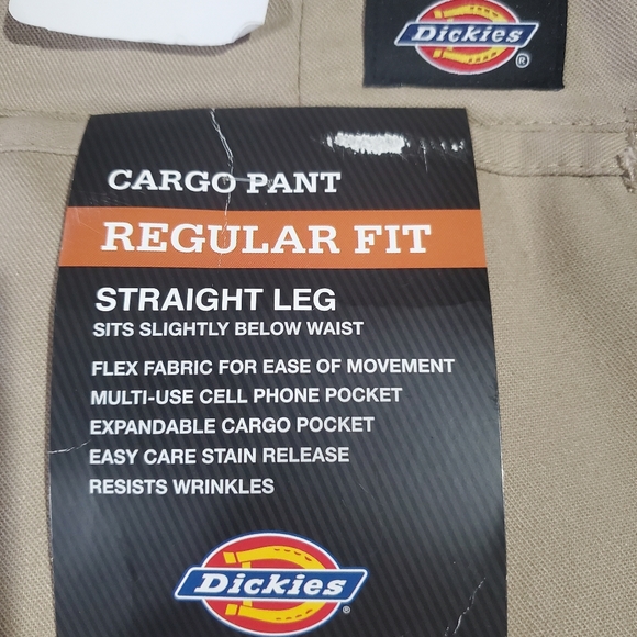 Dickies cargo pants regular fit straight leg size 38 x 34 mens - Picture 3 of 9